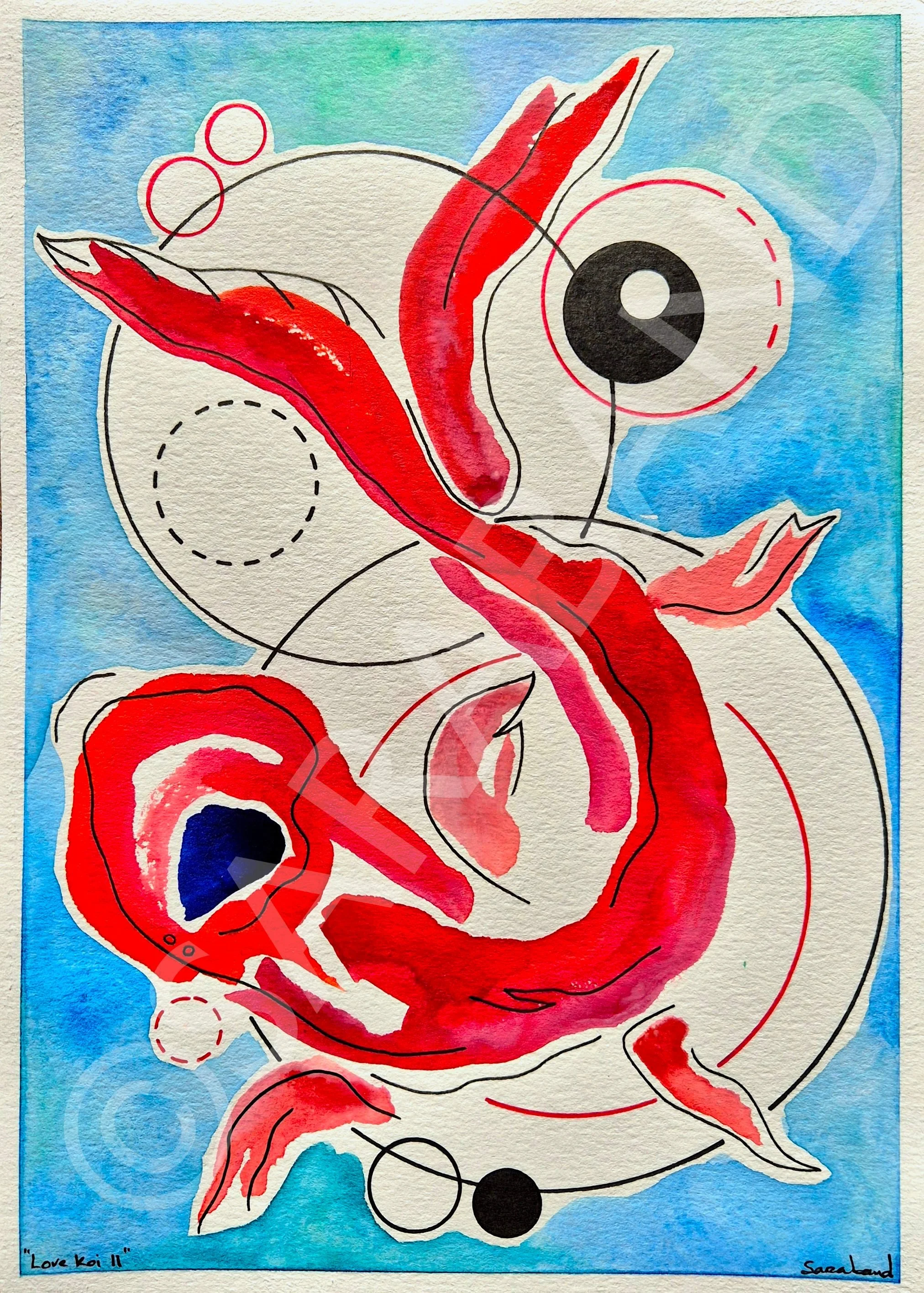 abstract watercolours — WG Saraband